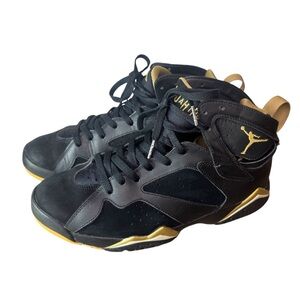 Nike Air Jordan 7 Retro Golden Moments Pack Black Size 10- 2012 Read Descript